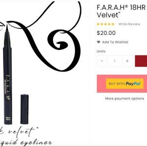 F.A.R.A.H 18-hr Liquid Eyeliner